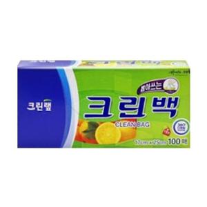 크린랲 크린백 미니 100매 17x25 비닐봉투 음식포장
