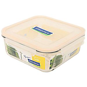 글라스락 라인 밀폐용기 2600ml 정사각 반찬통 대용량