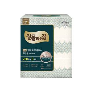 잘풀리는집 로션 미용티슈 보습  230매x3입