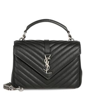 [생로랑] 모노그램 컬리지 미디움 600279 BRM04 1000 퀼팅 토트백 체인 크로스백