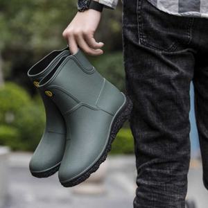 어른 농사 방수 방화 눈올때 장마 대비 레인 부츠