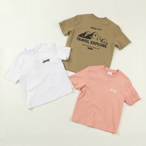 [지프키즈]스몰로고 등판 산프린트 반팔 티셔츠  KP2TSU105