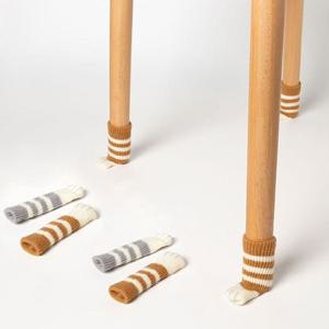 (청결공감) 귀여운 고양이 집사 식탁의자 발커버 4개