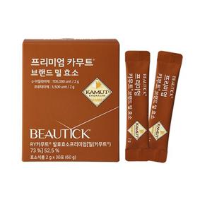 [지앤씨][BEAUTICK] 뷰틱 프리미엄 카무트 브랜드 밀 효소 (2g x 30포)