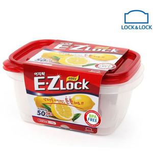 락앤락 HL 간편 용기 직사각 1320ml 2P 밀폐 이지락