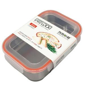 키친아트 스텐 밀폐용기 도시락 2호 880ml