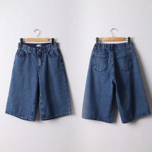 빅사이즈 407 데일리핀탁데님5부팬츠 DLOI857