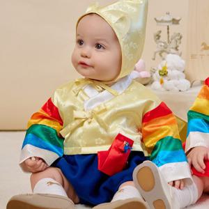 [에뜨와]크로프클래식바디수트세트 [남아] 07R027905/유아,백일,축하선물,한복