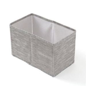 패브릭 오픈형 수납정리함(그레이) 다용도 리빙박스