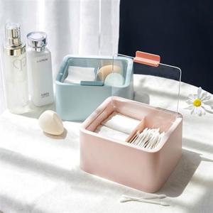 뷰티소품 문구 화장솜 면봉수납 먼지차단 정리함 SB20