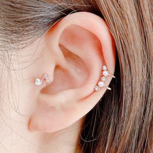 (낱개판매) 마이 멜로디 음표 하트 연골 별존 피어싱