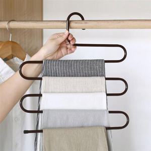 벨트정리 철제 넥타이 공간활용 좁은옷장 5단바지걸이