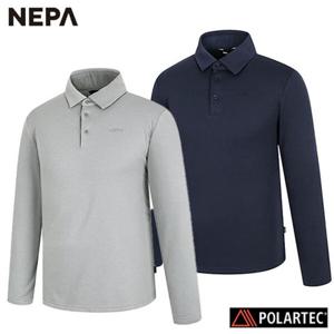 [네파][티셔츠 카라티셔츠](7J85243) 여성 가을겨울 폴라텍 베이직 기모 폴로 카라 티셔츠