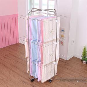 리빙십자형빨래건조대 3단