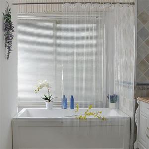 클린바쓰 투명 샤워커튼 호텔 화장실 욕실 목욕