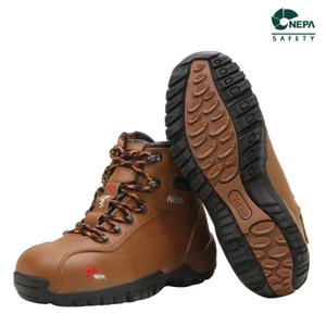 네파 GT-116N 블랙 가죽 지퍼형 경량 안전화 현장 안전작업화