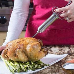 미트러버 바비큐 고기 인젝터 고기 양념 주사기