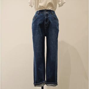 [비지트인뉴욕]워싱 인디고 데님 배기팬츠 VARDPZ3