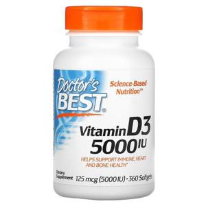Doctors Best 닥터스베스트 비타민D3 5000IU 360정 Vitamin D3