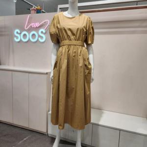 수스 HC04 뒤허리트임포인트 밴딩 원피스 S242NOP5Z6