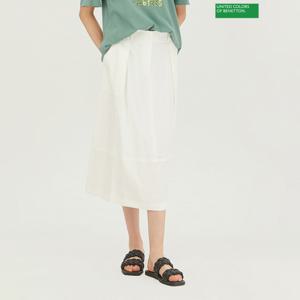 [베네통]베네통 라움 플레어 밴딩 스커트 BASK01341_IV