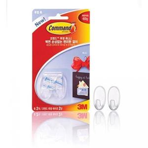 3M)코맨드 투명훅(17092 소)
