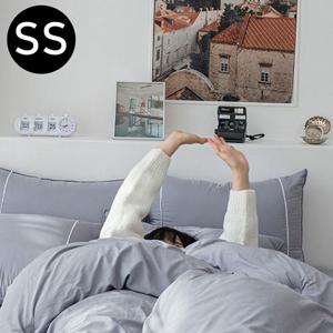 테라피 차렵 이불 베개커버세트 슈퍼싱글 SS 그레이