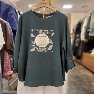 스테파니 HC03 트윙 클문 어반 7부 소매 티셔츠 A24TS4309