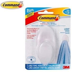 3M 코맨드 투명 욕실 타올걸이 대형 (BATH17-ES)