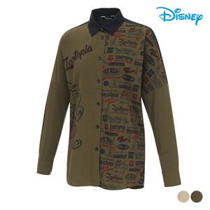 [디즈니골프] 여성 패턴 프린팅 셔츠 DL3LSH001