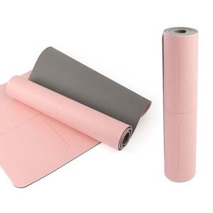 바디픽 가이드라인 TPE 요가 매트 핑크 필라테스