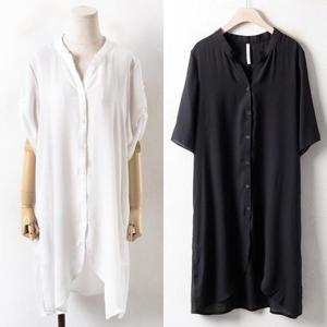 위쉬몰 HG 쉬폰롱블라우스(2133H408) 빅사이즈