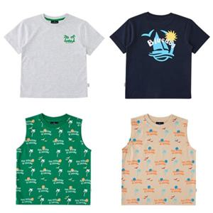 핫썸머나시/폴리B반팔티셔츠  24325-332-03,04,05.333-03,04