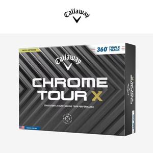 크롬투어 X 360 트리플트랙 화이트 12구 골프공 골프볼 4피스