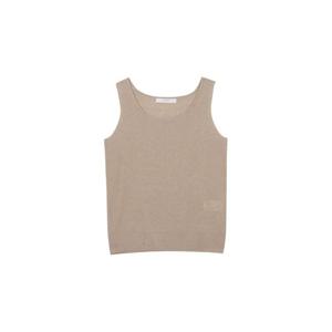 [유닛]린넨 혼방 슬리브리스 탑 [UFI2-KSN243N]