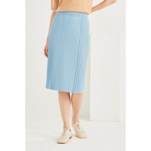 [유닛]코튼 혼방 플리츠 스커트 [UFH2-KBS284N]