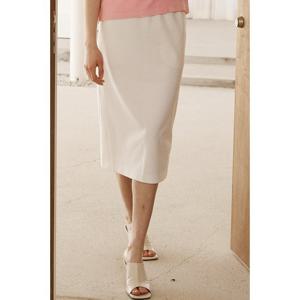 [유닛]코튼 혼방 져지 니트 스커트 [UFH1-DBS185N]