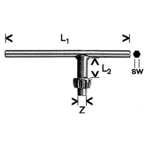 보쉬 척키 드릴척핸들  1607950028 665-0134