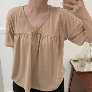 빅사이즈 408 후르츠브이린넨셔링티 DMOS543