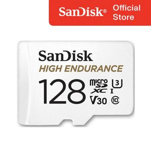 샌디스크 하이 엔듀런스 microSDHC Card 128GB 128기가 고해상도 4K UHD 블랙박스 CCTV 특화 지속촬영 연속촬영 최적화 강한내구성 마이크로SD카드 High Endurance SDSQQNR