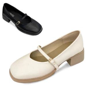 [카미엣뮤즈]미들힐 메리제인 펌프스_KM24w015