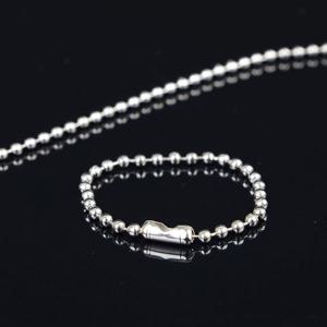 12P 구슬줄 군번줄 큐방고리 연결줄 볼체인