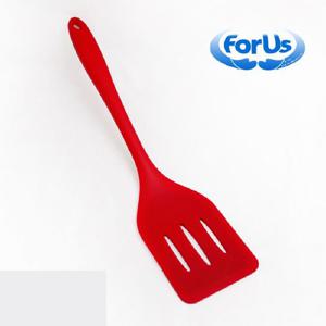 포어스 실리콘 뒤지게 레드 조리기구 뒤집개 볶음스푼