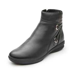 [랜드로바(여성화)]여성 쿠션 장식 캐주얼 퍼 앵클 부츠 LANBOS4109WK1 블랙