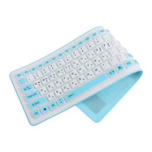 휴대용키보드 휴대용 무소음 실리콘 PC 키보드 방수 접이식 사무