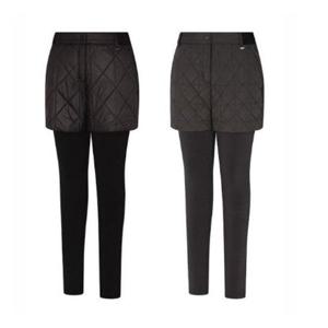 [콜핑]LD18 여성 겨울 밍크레깅스 일체형 퀼팅반바지  KUP9598W