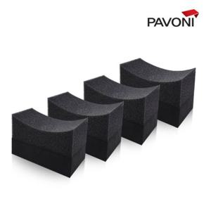 파보니 타이어전용 광택 스펀지 4개입