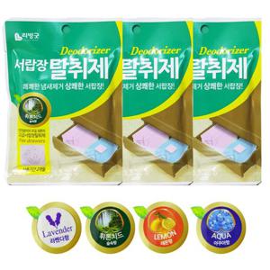 리빙굿 서랍장 방향 탈취제 3개