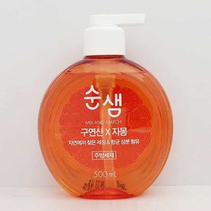 애경 순샘 구연산자몽 500ml 용기 주방세제