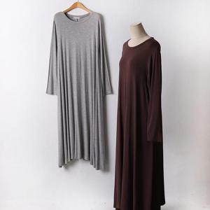 빅사이즈 409 데일리스판무지원피스 DRAF349